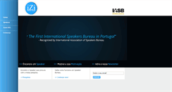 Desktop Screenshot of izispeakersbureau.com